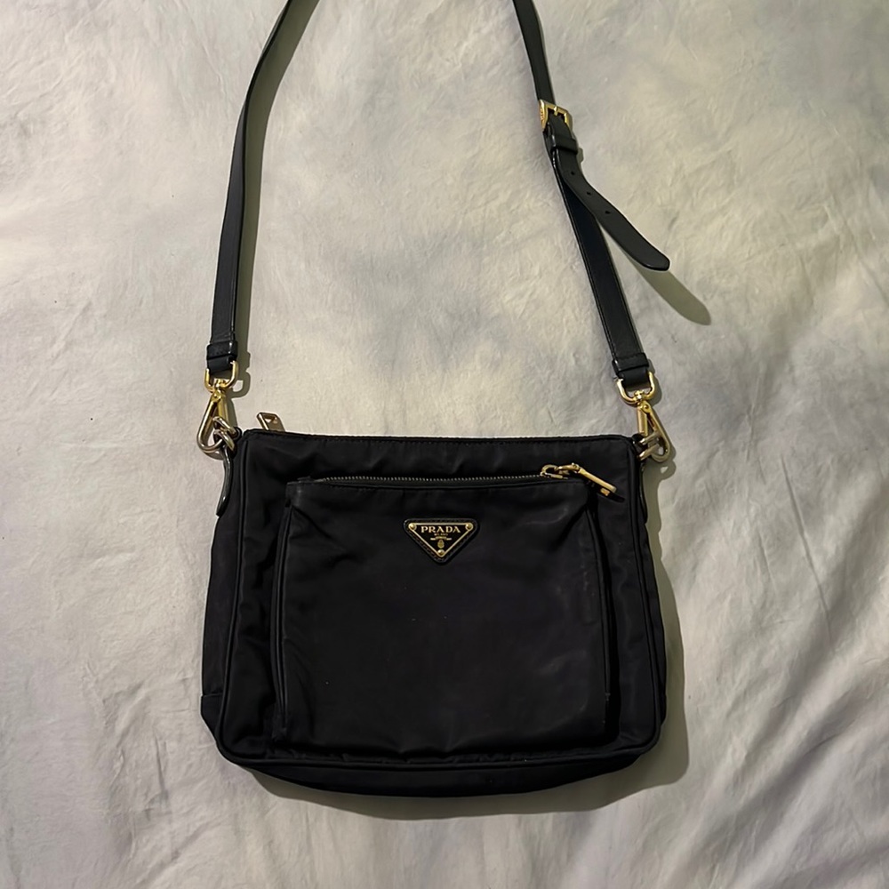 Prada Navy Blue Crossbody Bag